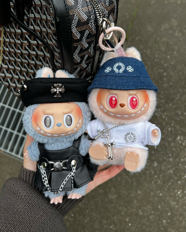 Labubu Chrome Hearts Inspired Outfit Leather (Outfit Only) in Melbourne, Australia - Prior