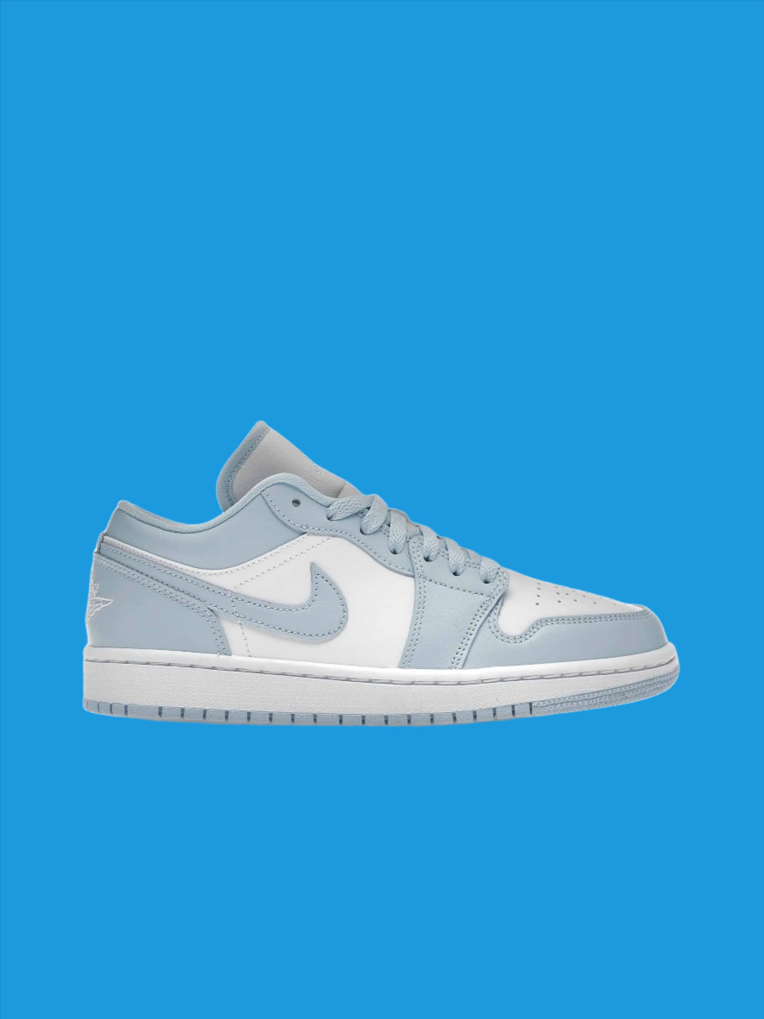 Low Light Blue And White Jordan Ones Nike Air Jordan Low White Ice