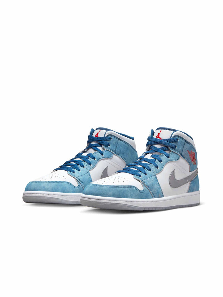 Nike Air Jordan 1 Mid French Blue Fire Red - Prior