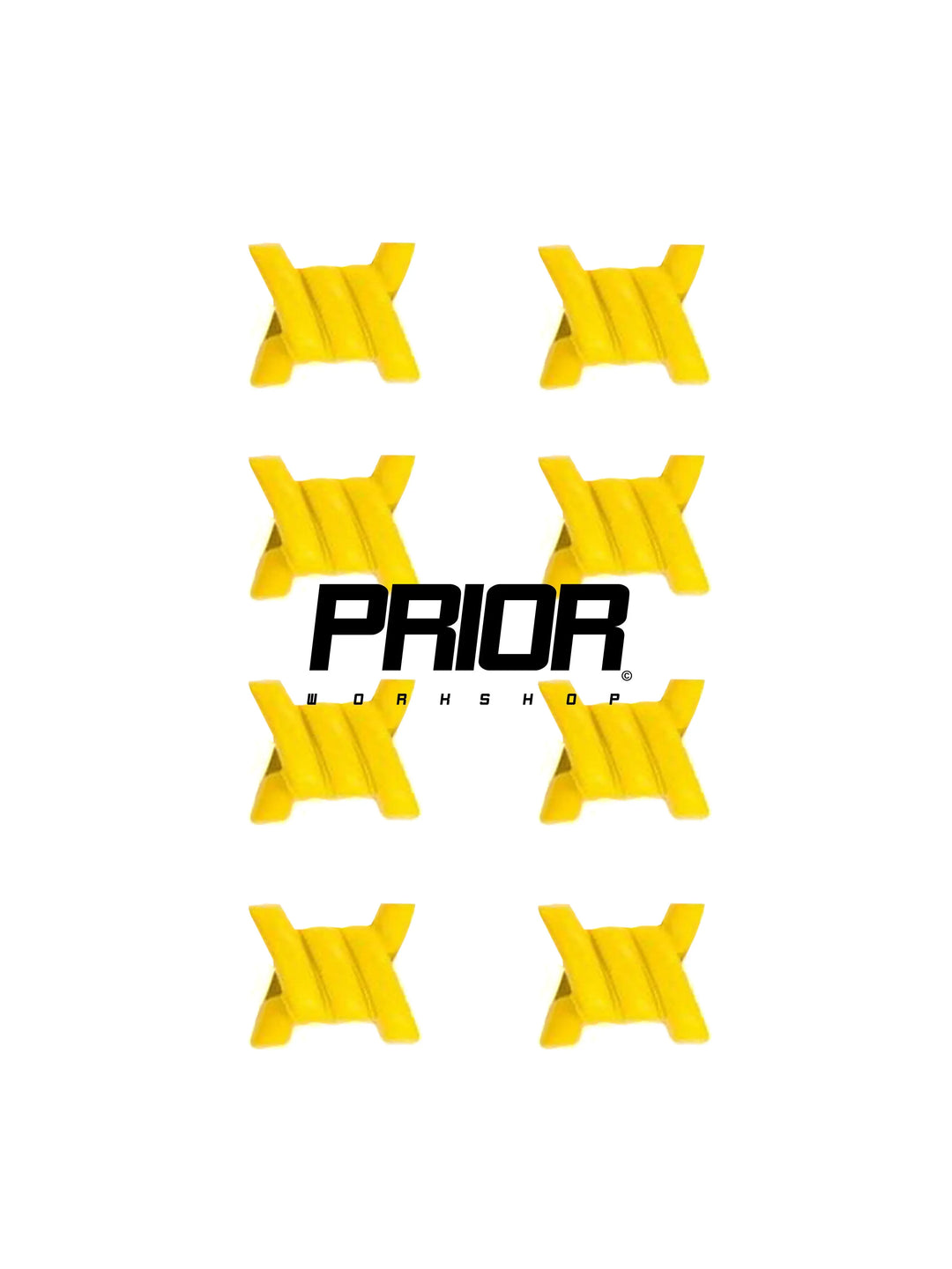 Prior Workshop Barbed Wire Metal Dubraes Union Yellow - Prior