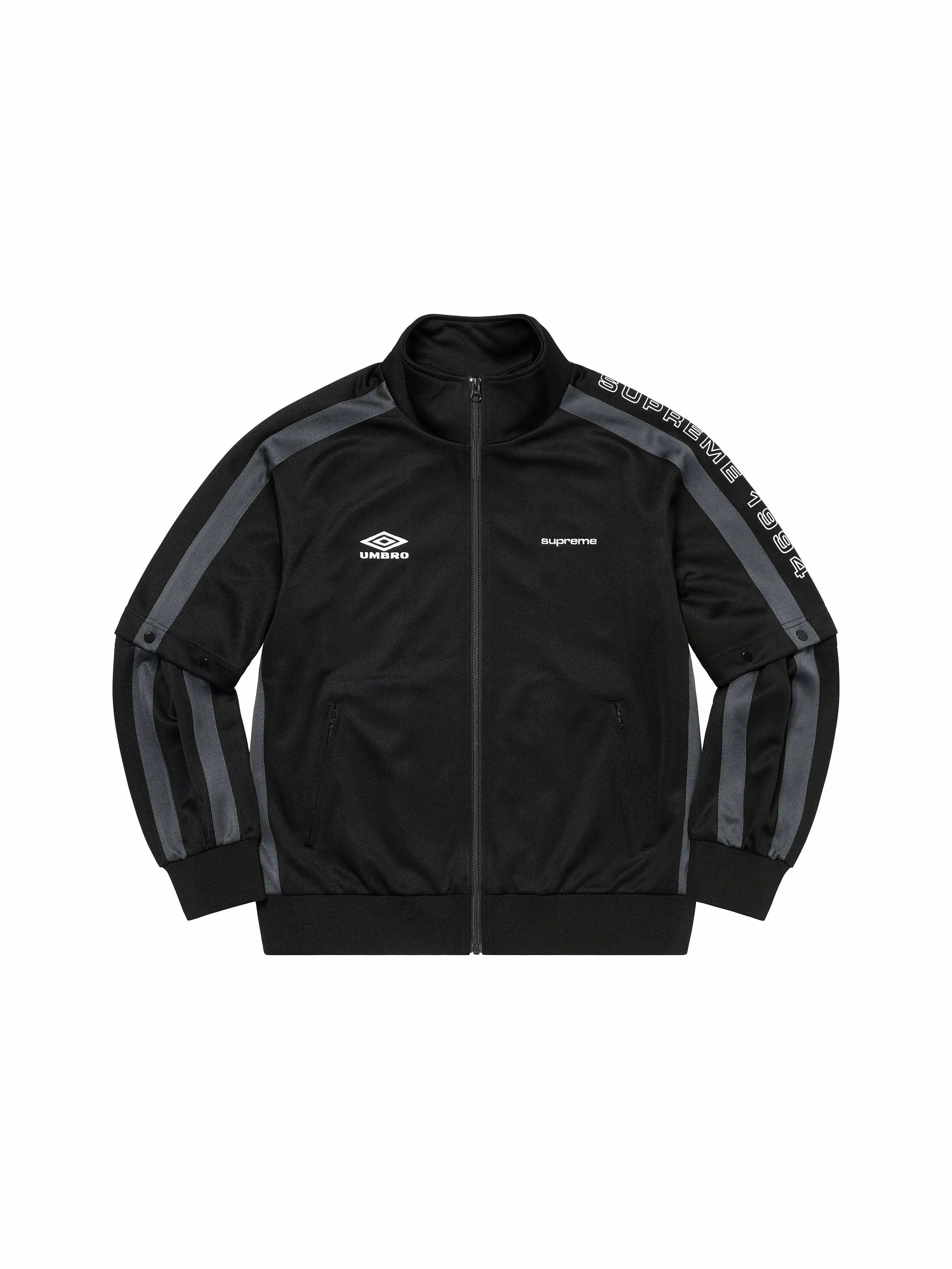 Supreme Umbro Snap Sleeve Jacket Black