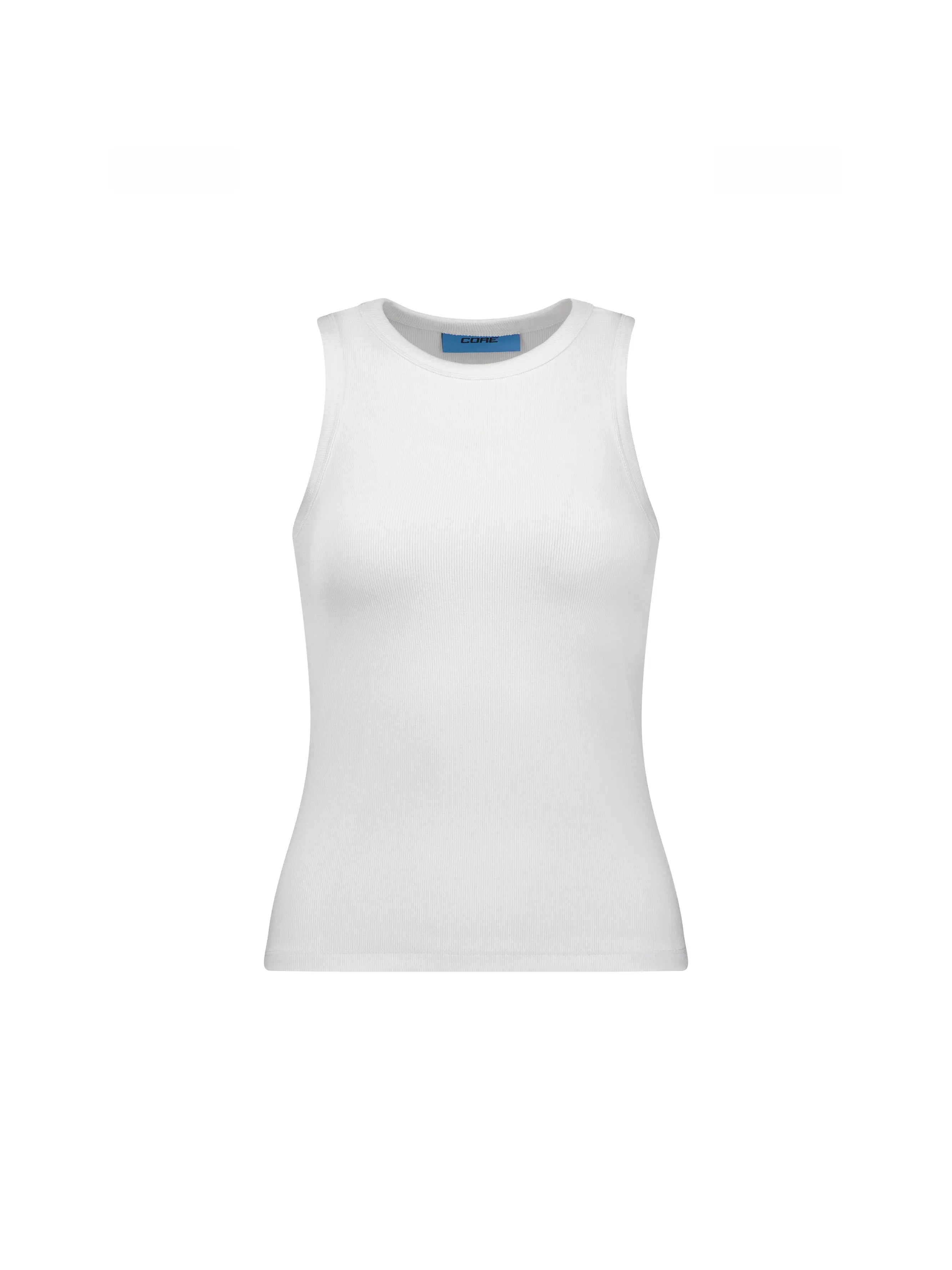 CORE Essential Fitted Ribbed Tank Arctic in Melbourne, Australia - Prior