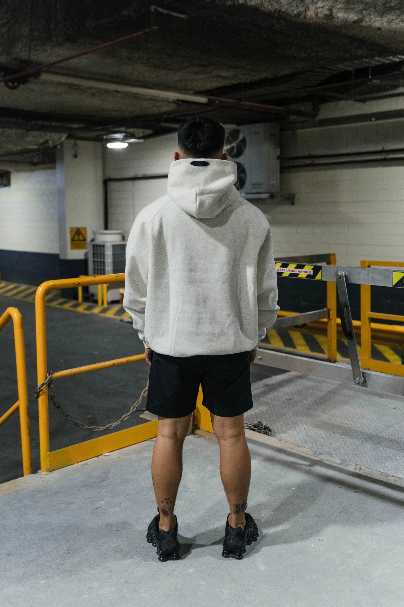 CORE Essential Raglan Sleeve Hoodie Ecru Grey in Melbourne, Australia - Prior