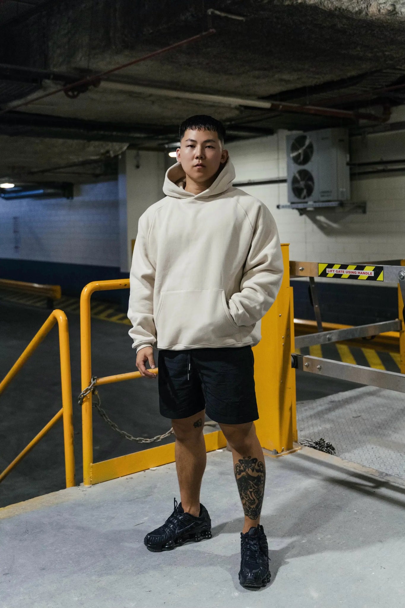 CORE Essential Raglan Sleeve Hoodie Ecru in Melbourne, Australia - Prior