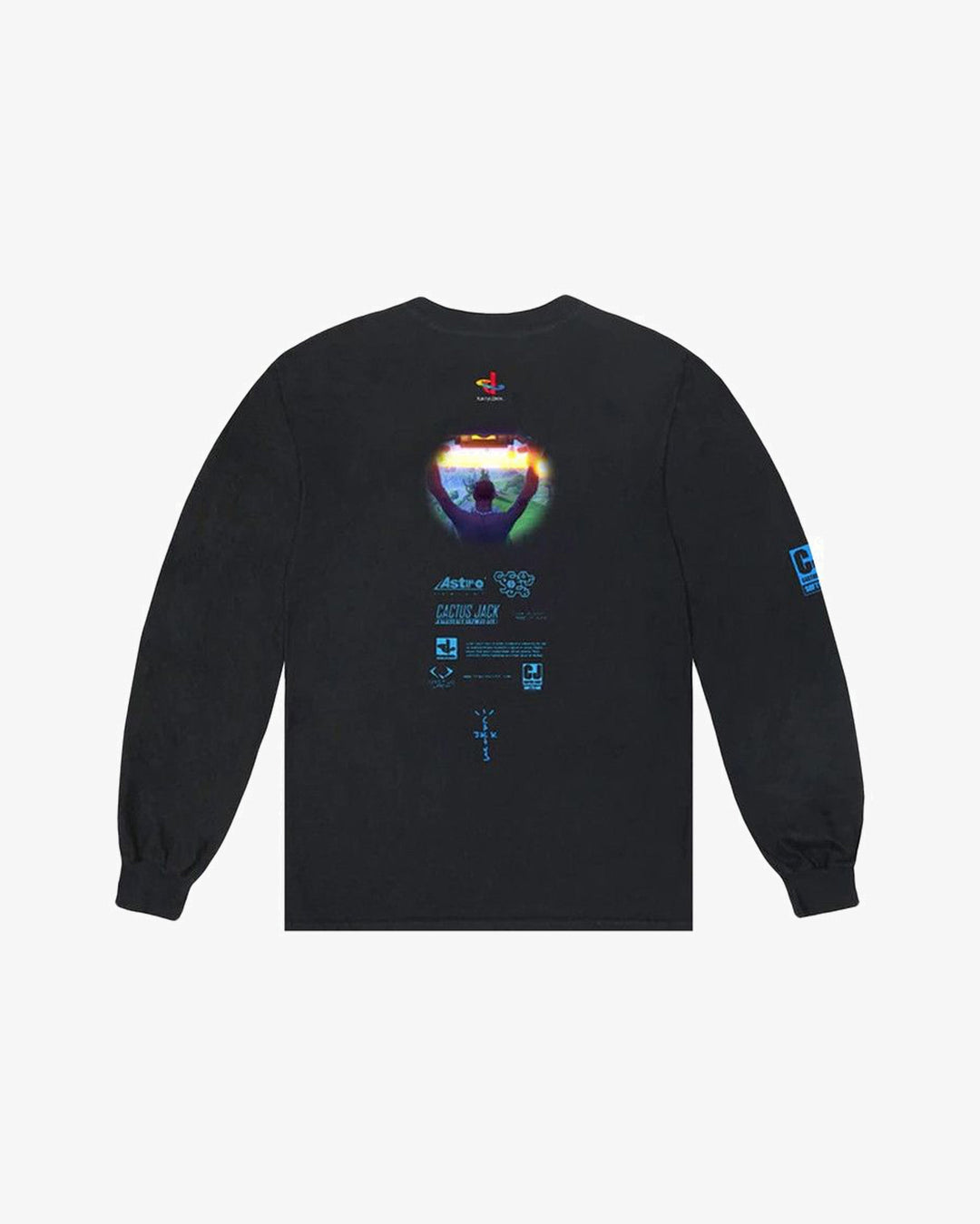 Cactus Jack by Travis Scott CJ Portal Long-Sleeve T-Shirt Black in Melbourne, Australia - Prior