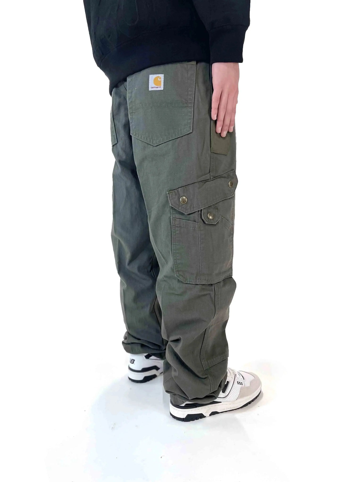 Carhartt Rugged Flex Relaxed Fit Ripstop Cargo Work Pant Basil - Prior