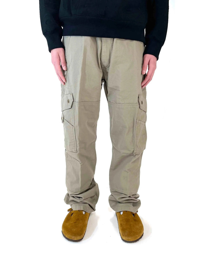 Carhartt Rugged Flex Relaxed Fit Ripstop Cargo Work Pant Greige - Prior