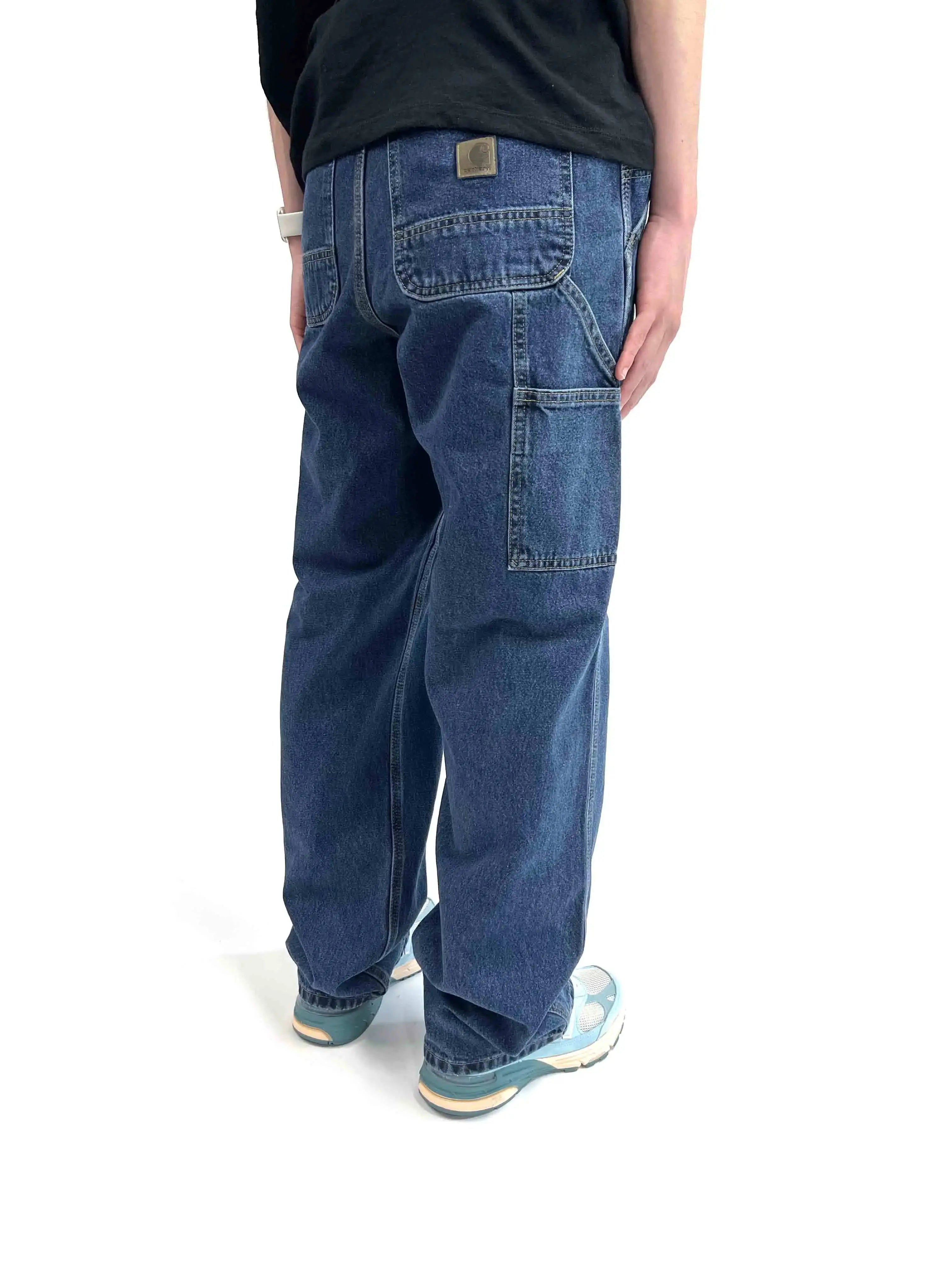 Carhartt Washed Denim Loose Fit Jean Deep Stone - Prior