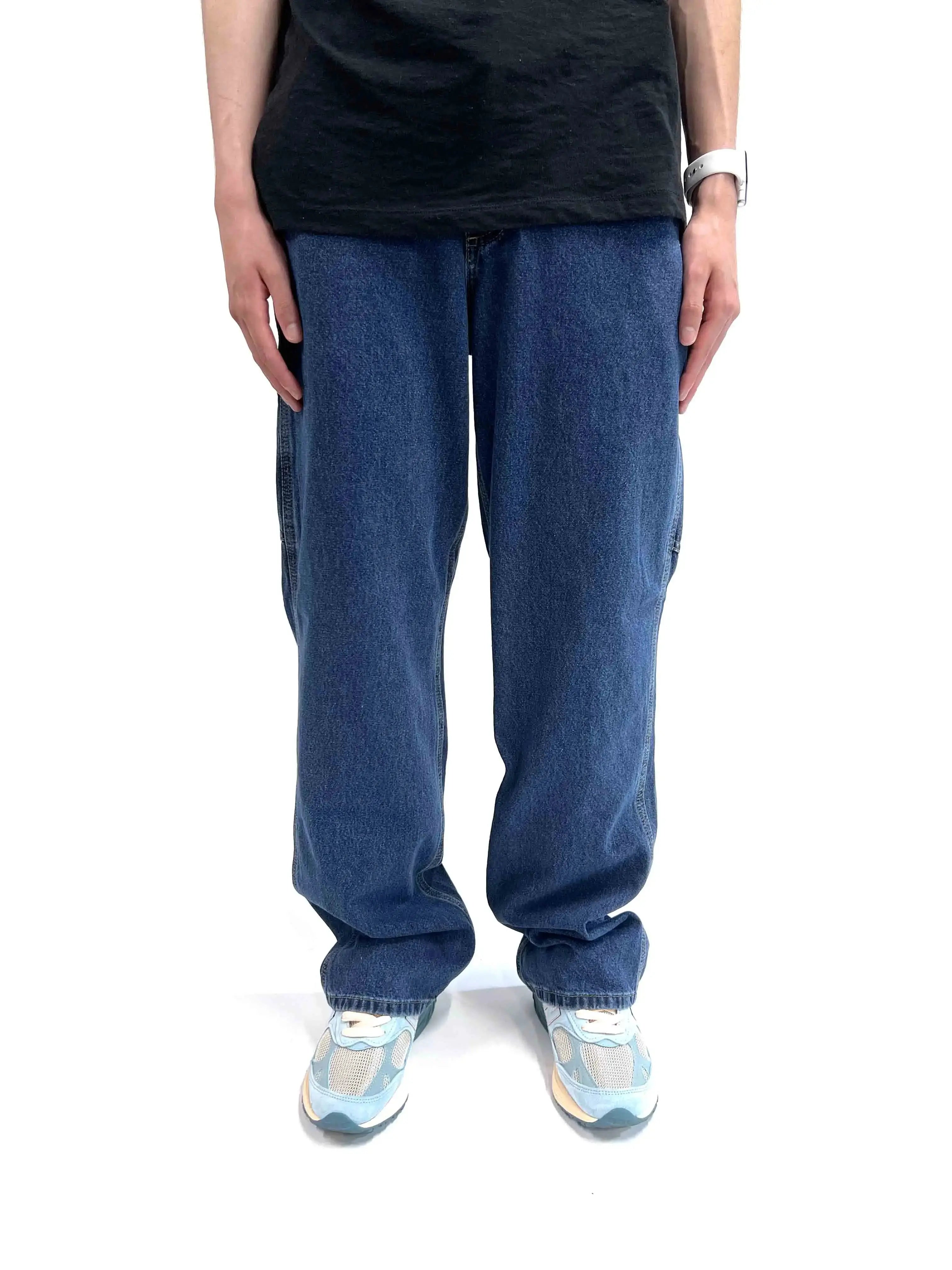 Carhartt Washed Denim Loose Fit Jean Deep Stone - Prior