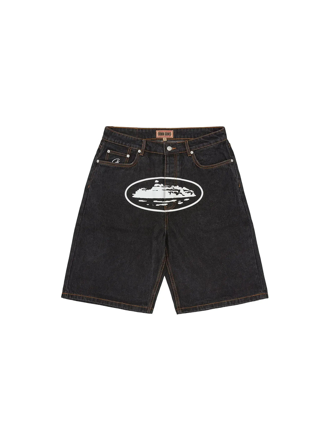 Corteiz Alcatraz Denim Shorts Washed Black in Melbourne, Australia - Prior