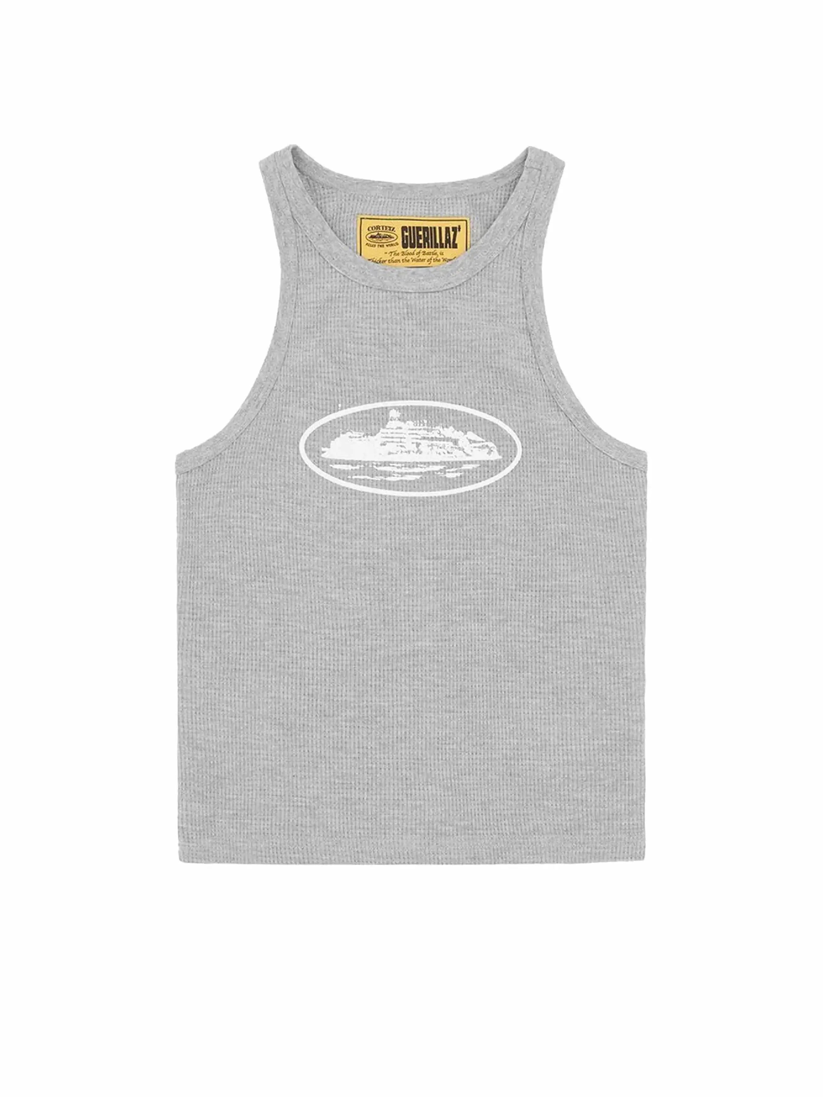 Corteiz Alcatraz Tank Top 'Heather Grey' in Melbourne, Australia - Prior