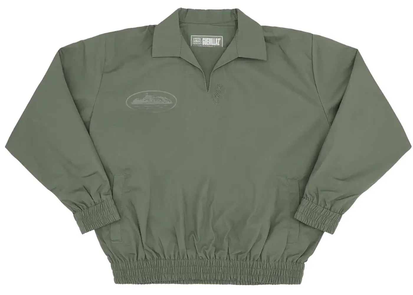 Corteiz Guerillaz Drilltop Tonal Khaki in Melbourne, Australia - Prior