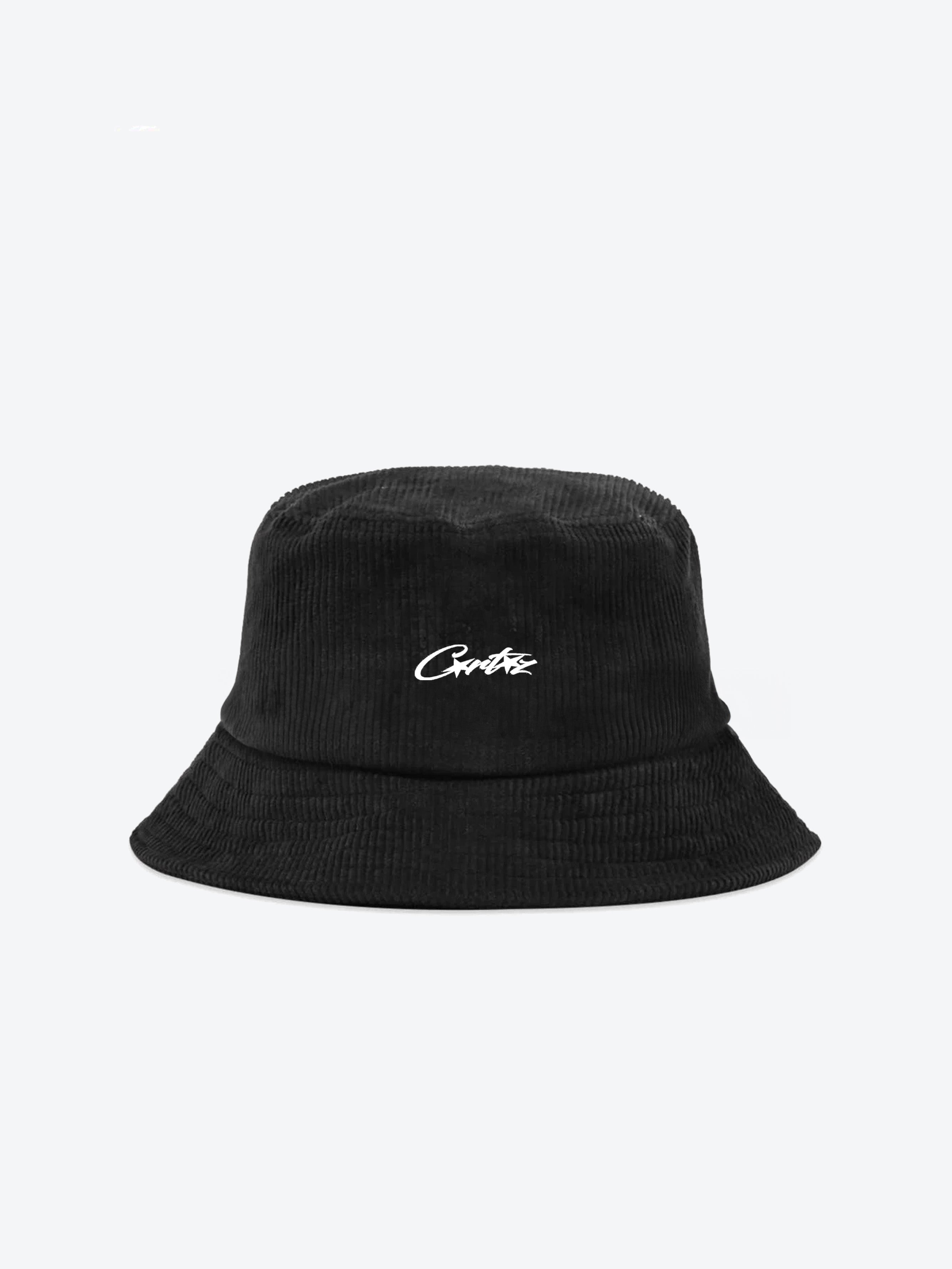Corteiz Allstarz Corduroy Bucket Hat Black in Melbourne, Australia - Prior