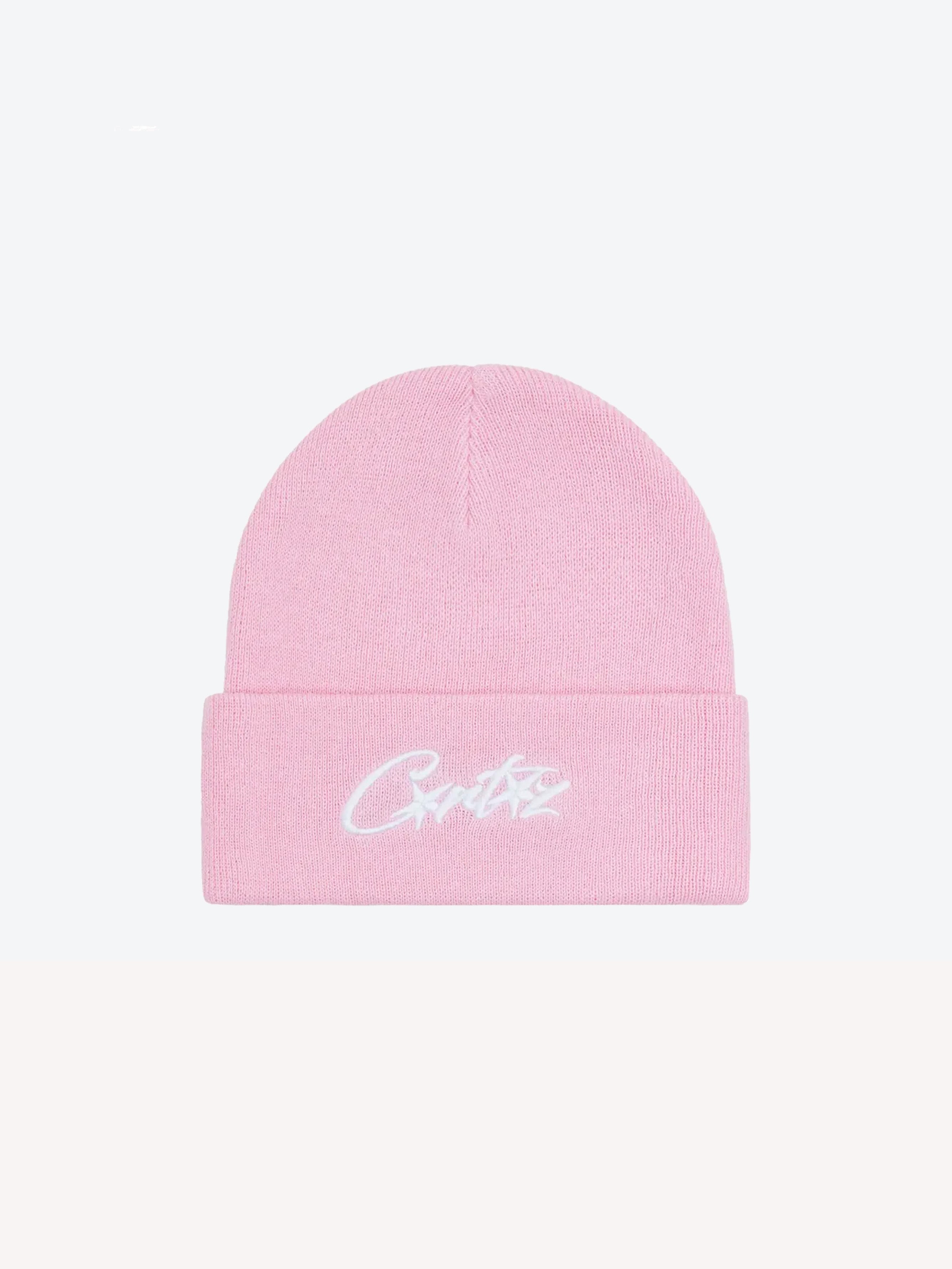 Corteiz Allstarz Folded Beanie Pink in Melbourne, Australia - Prior