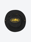 Corteiz 5 Starz Guerillaz Bucket Hat Black/Yellow in Melbourne, Australia - Prior