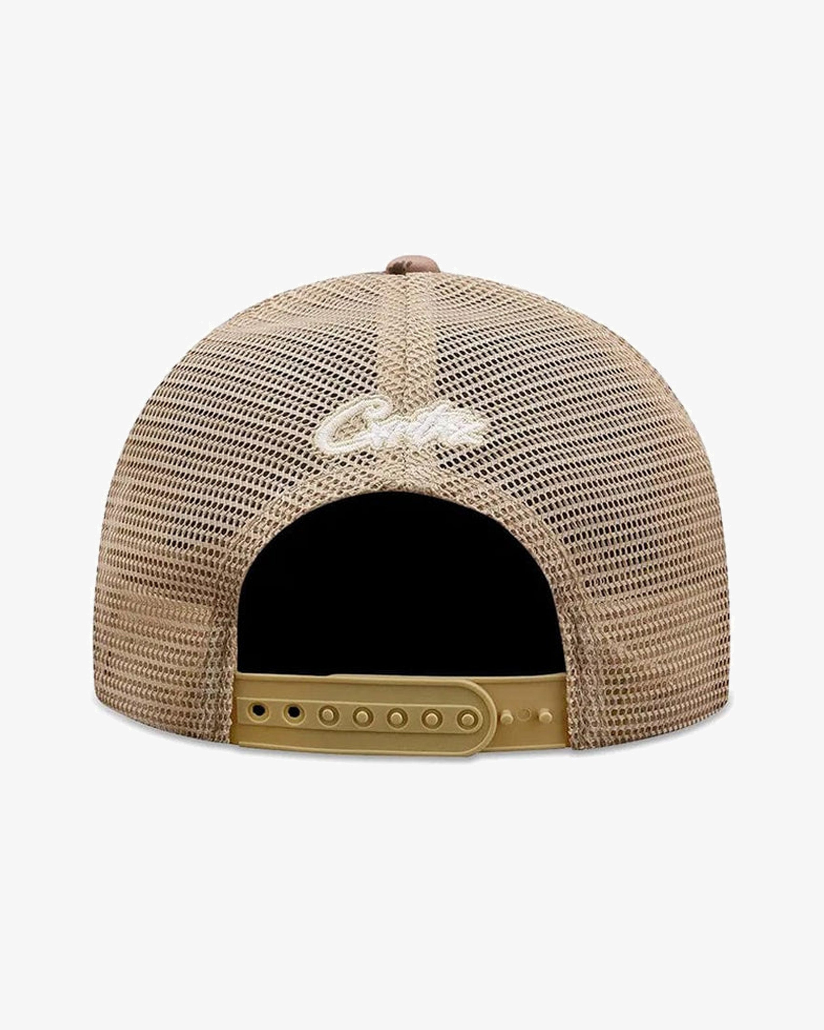 Corteiz Island Puff Print Trucker Hat Forest Camo in Melbourne, Australia - Prior