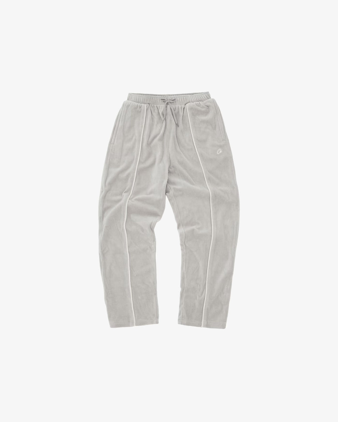Corteiz VVS Uptown Velour Track Pants Grey in Melbourne, Australia - Prior