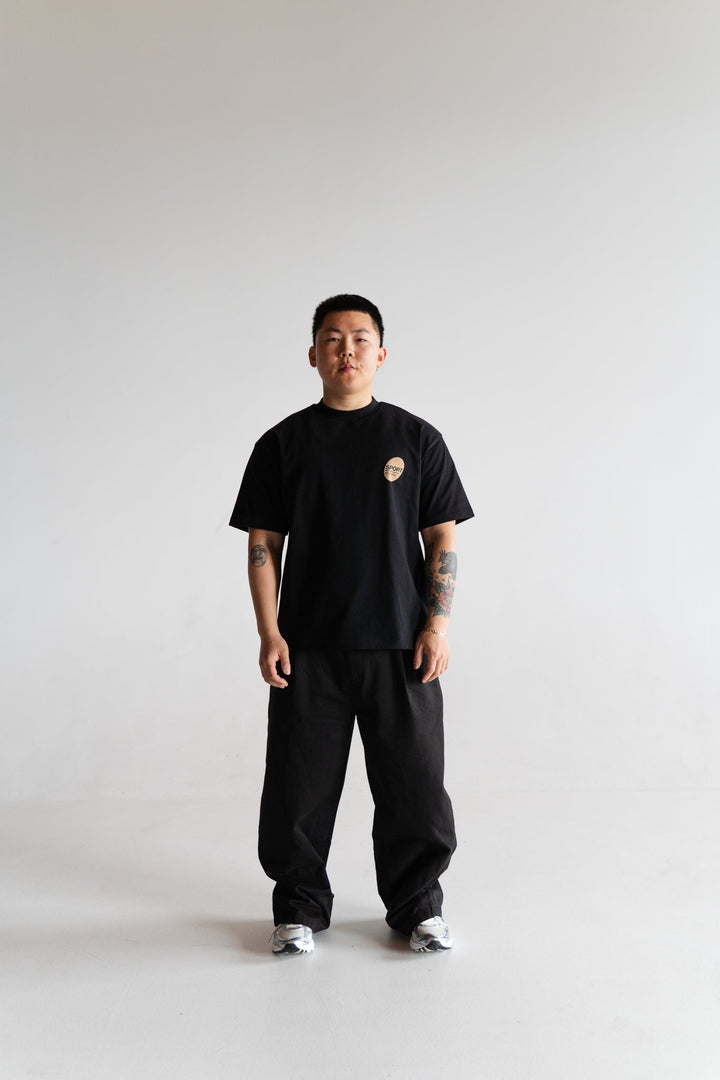 Prior Sport Logo T-Shirt Onyx in Melbourne, Australia - Prior