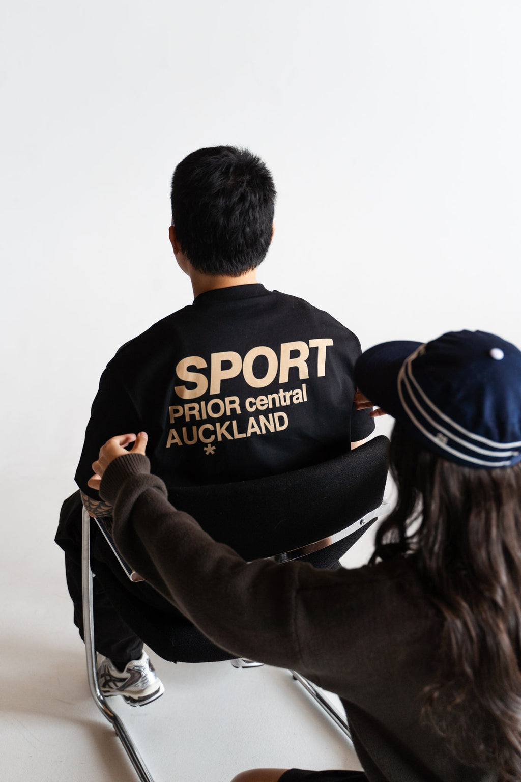 Prior Sport Logo T-Shirt Onyx in Melbourne, Australia - Prior