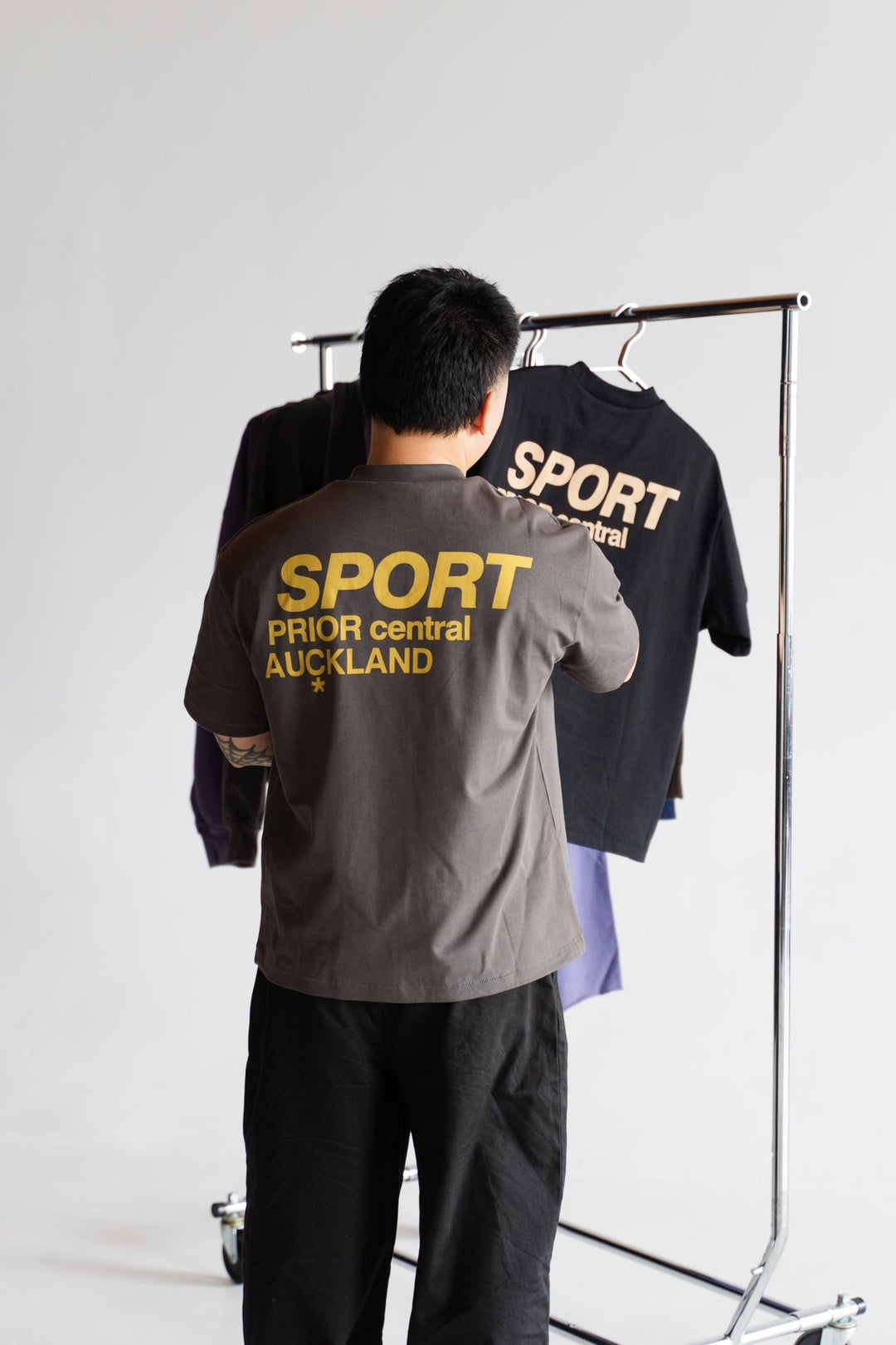 Prior Sport Logo T-Shirt Slate in Melbourne, Australia - Prior