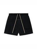 Fear of God Essentials Applique Logo Sweatshort Jet Black in Melbourne, Australia - Prior