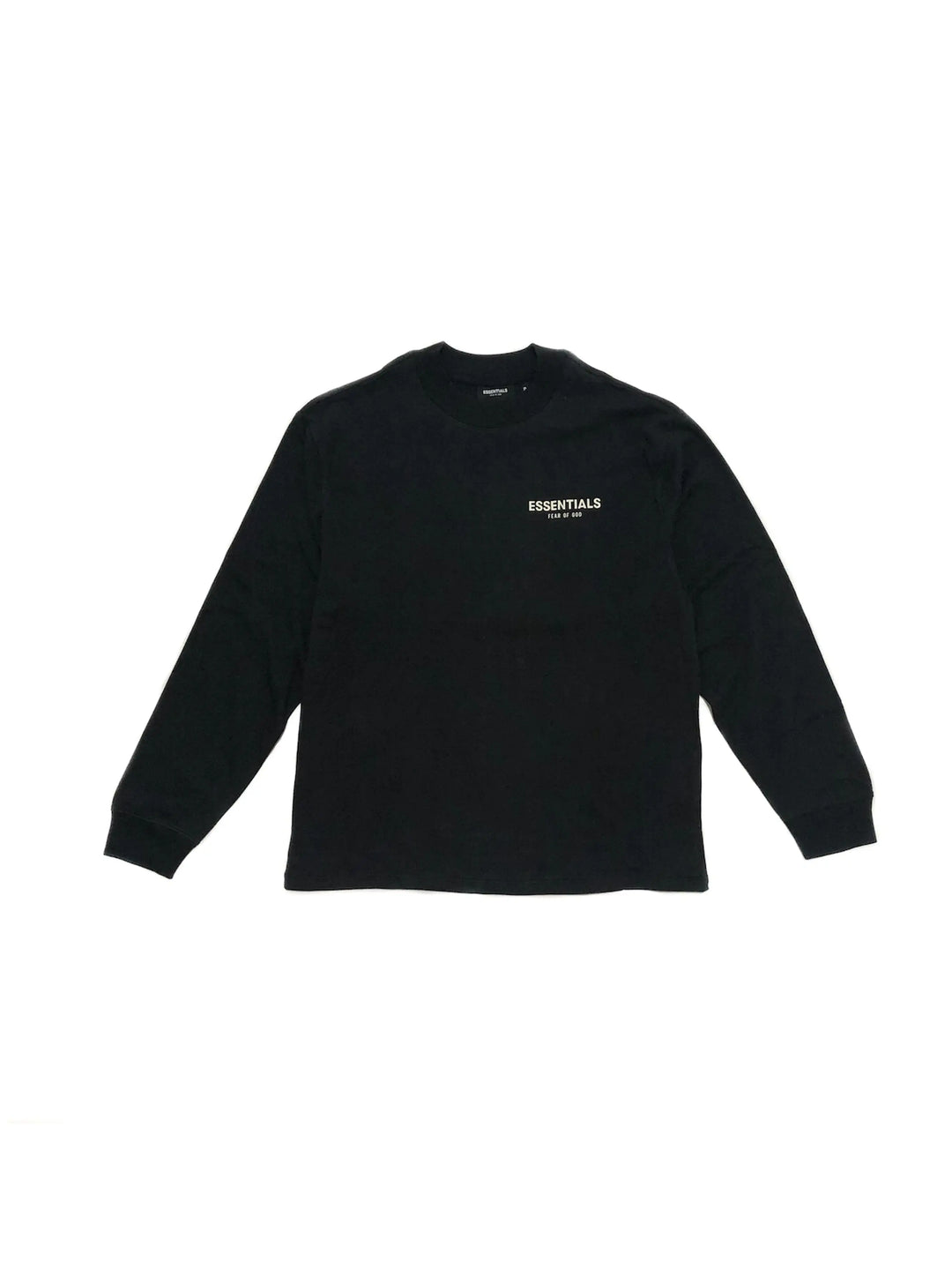 Fear of God Essentials Boxy Logo Long Sleeve T-Shirt Black in Melbourne, Australia - Prior