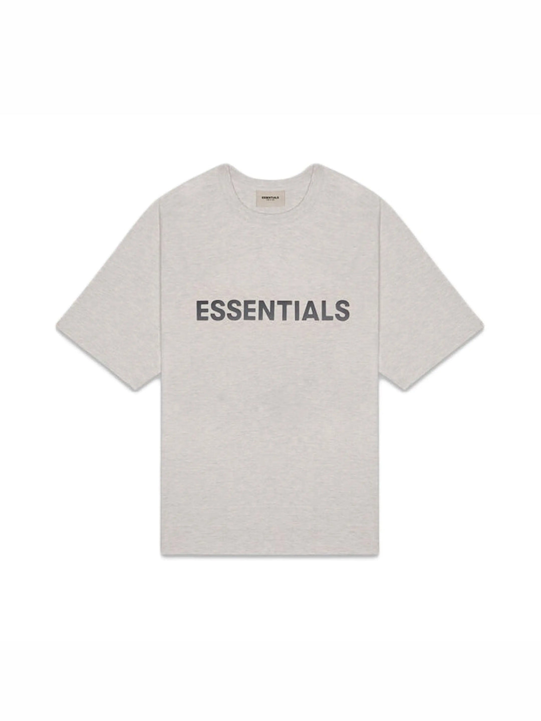 Fear of God Essentials Boxy T-Shirt Applique Logo Heather Oatmeal in Melbourne, Australia - Prior