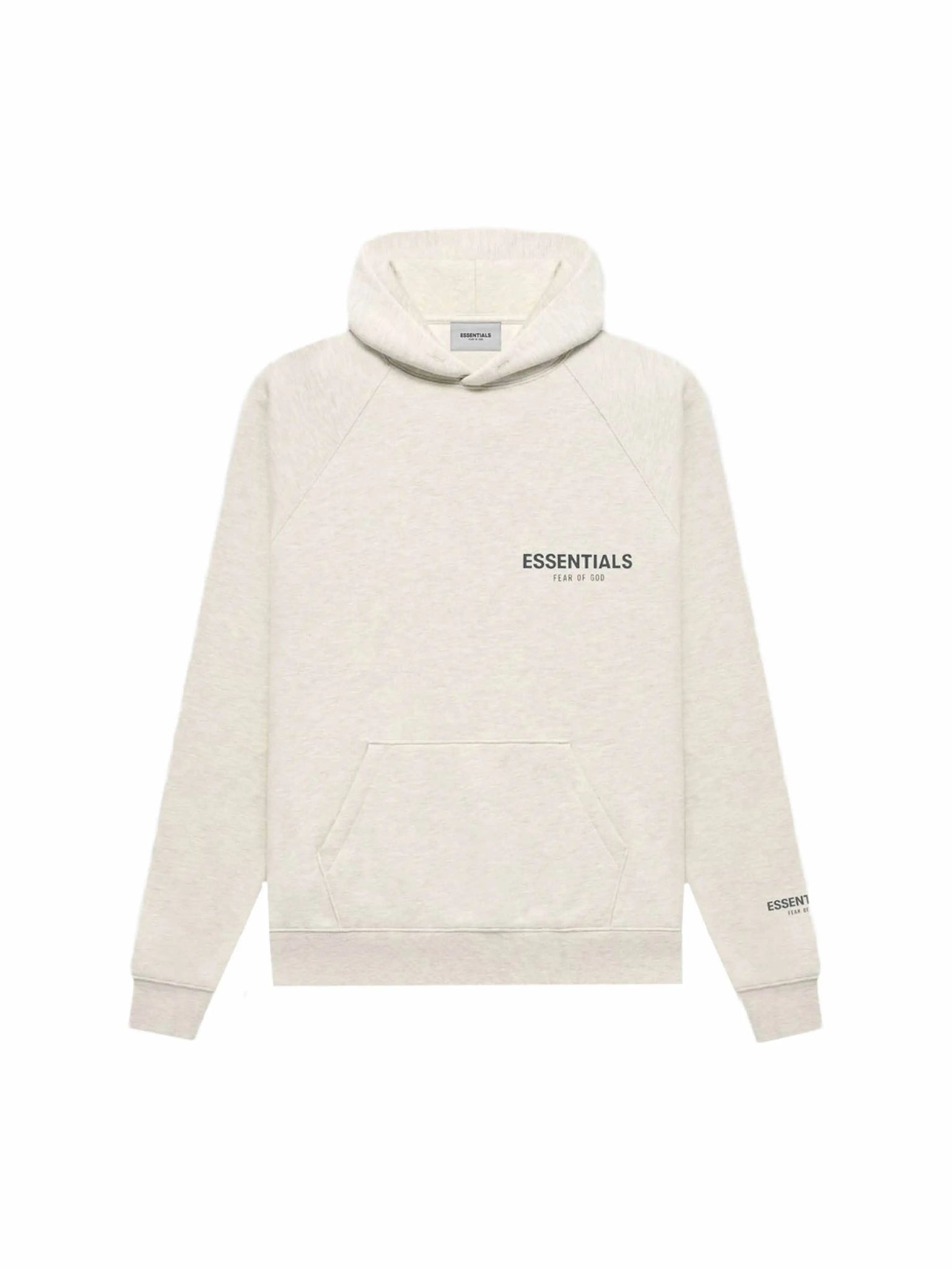 Fear of God Essentials Core Collection Pullover Hoodie Light Heather Oatmeal - Prior