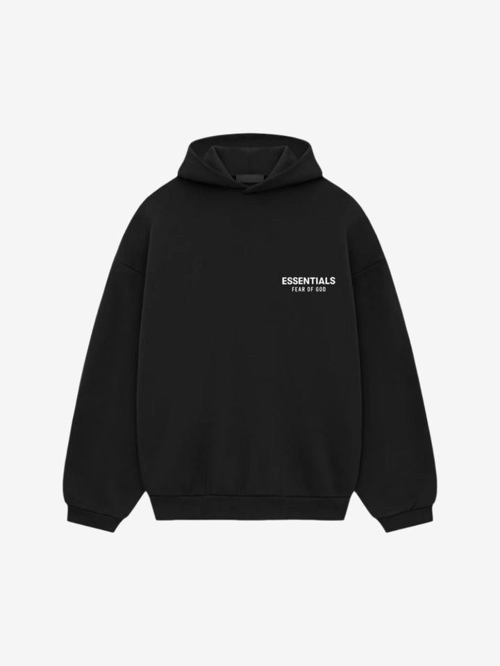 Fear of God Essentials Fleece Hoodie (FW24) Black in Melbourne, Australia - Prior