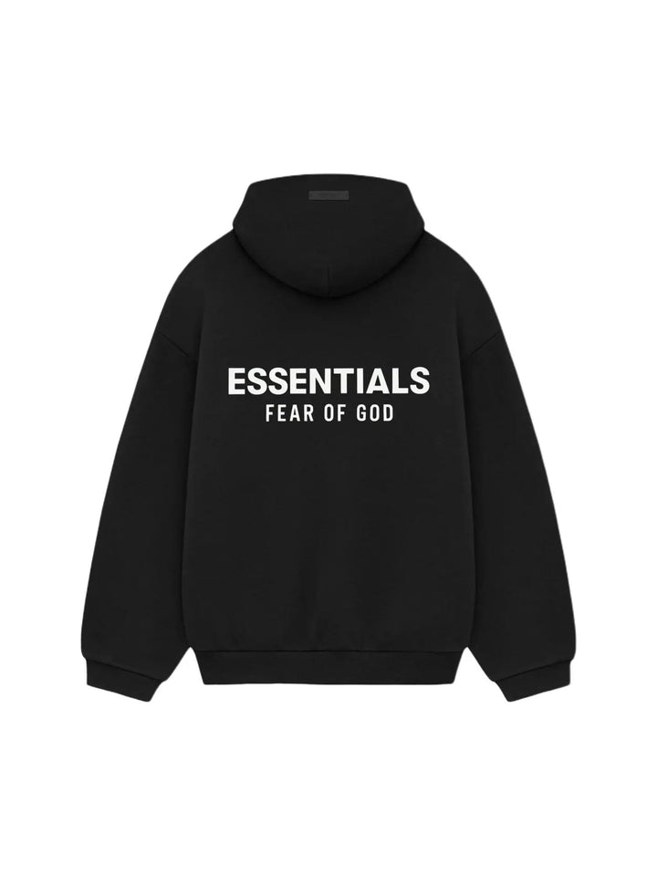 Fear of God Essentials Fleece Hoodie (FW24) Black in Melbourne, Australia - Prior