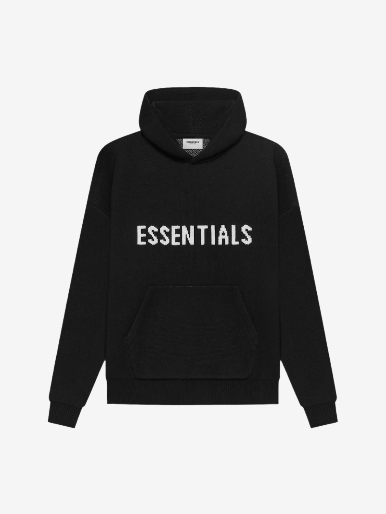 Fear of God Essentials Knit Pullover Hoodie (SS21) Black in Melbourne, Australia - Prior