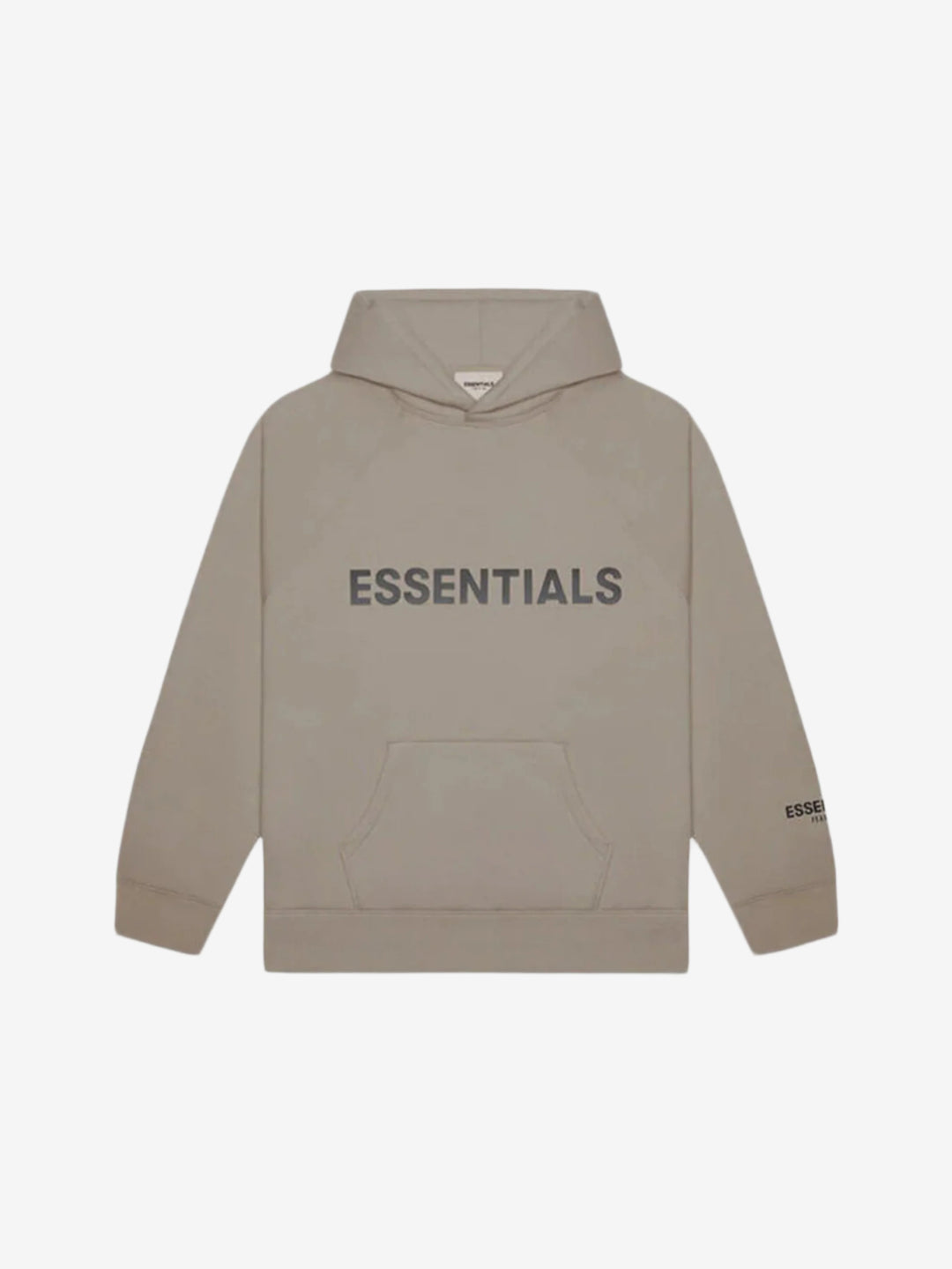 Fear of God Essentials Pullover Hoodie Applique Logo Taupe in Melbourne, Australia - Prior