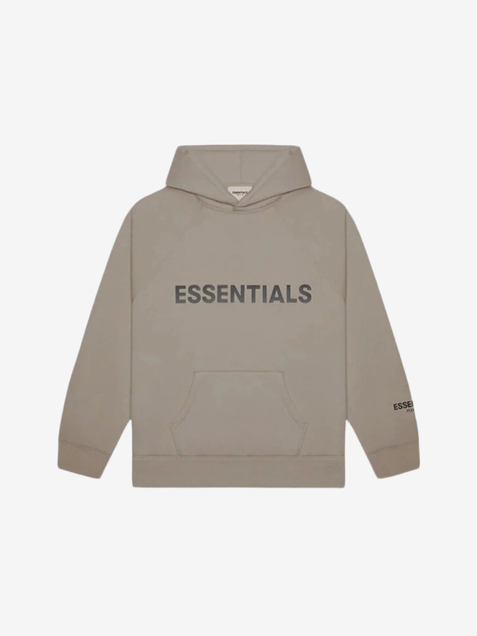 Fear of God Essentials Pullover Hoodie Applique Logo Taupe in Melbourne, Australia - Prior