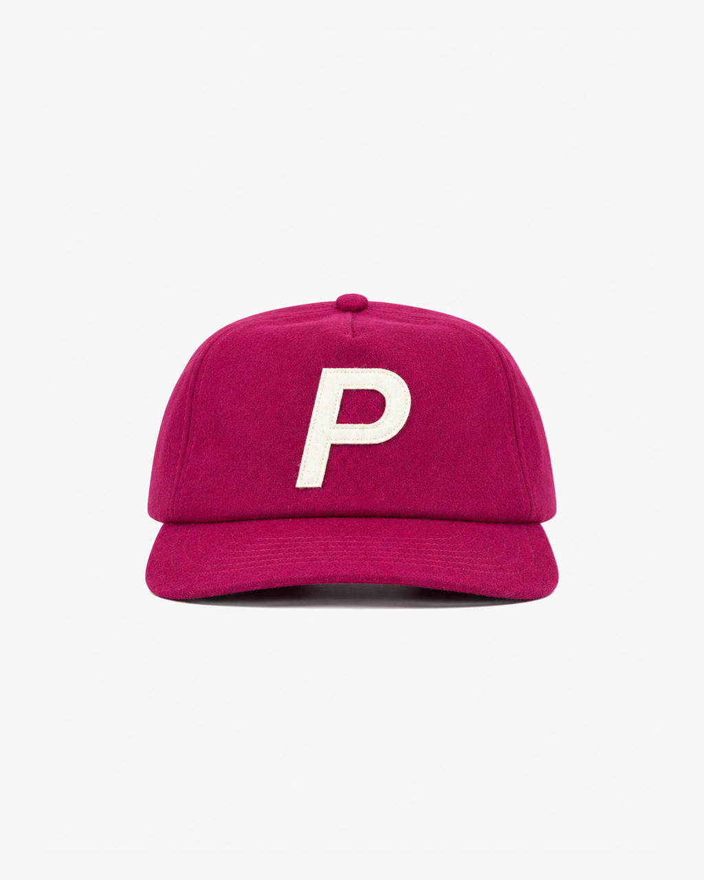 Felt Logo Wool 5 Panel Hat Magenta in Melbourne, Australia - Prior