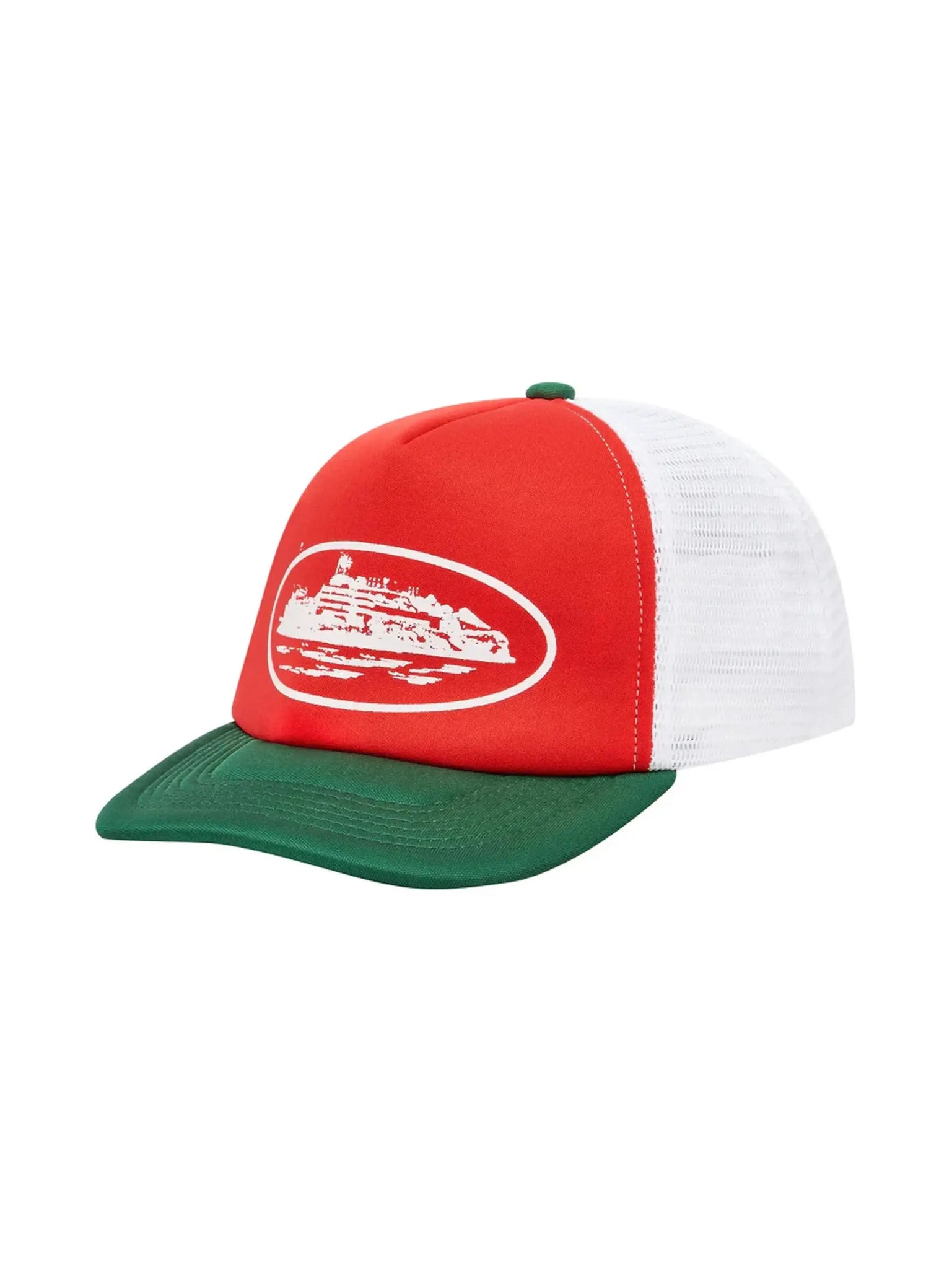 Corteiz Alcatraz Trucker Hat Red/Green in Melbourne, Australia - Prior