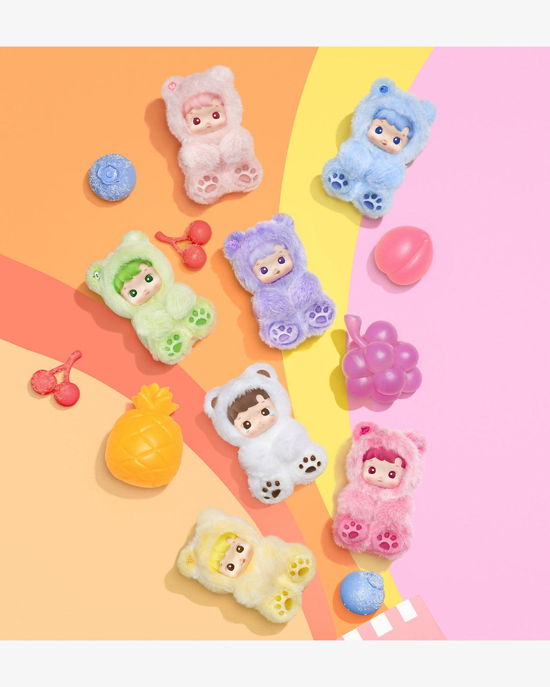 Pop Mart HACIPUPU Gummy Bear Series Vinyl Plush Pendant Sealed Case (6 Blind Box) in Melbourne, Australia - Prior