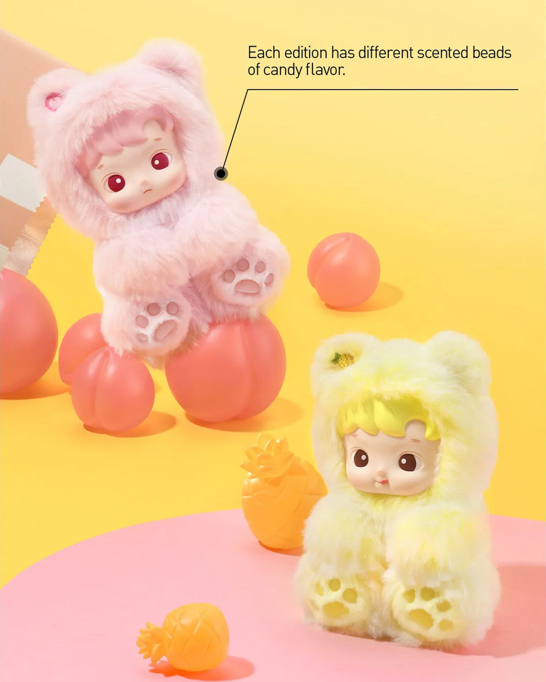 Pop Mart HACIPUPU Gummy Bear Series Vinyl Plush Pendant Single Blind Box in Melbourne, Australia - Prior