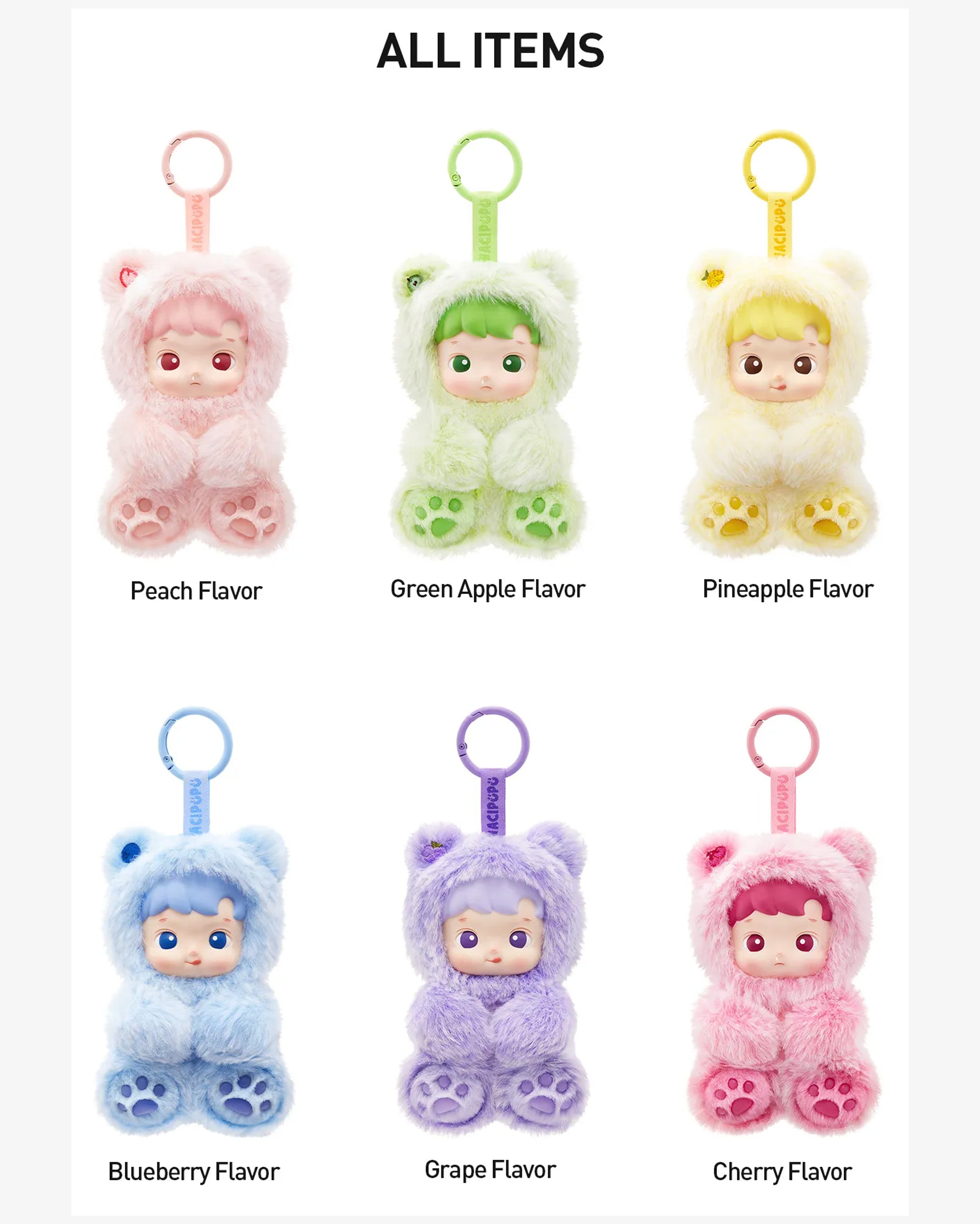 Pop Mart HACIPUPU Gummy Bear Series Vinyl Plush Pendant Single Blind Box in Melbourne, Australia - Prior