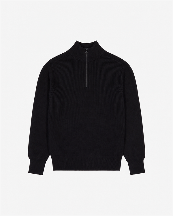 Half Zip Knit Black in Melbourne, Australia - Prior