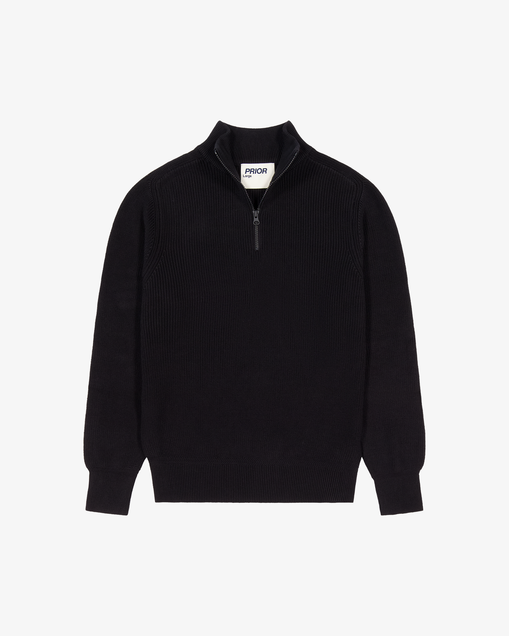 Half Zip Knit Black in Melbourne, Australia - Prior