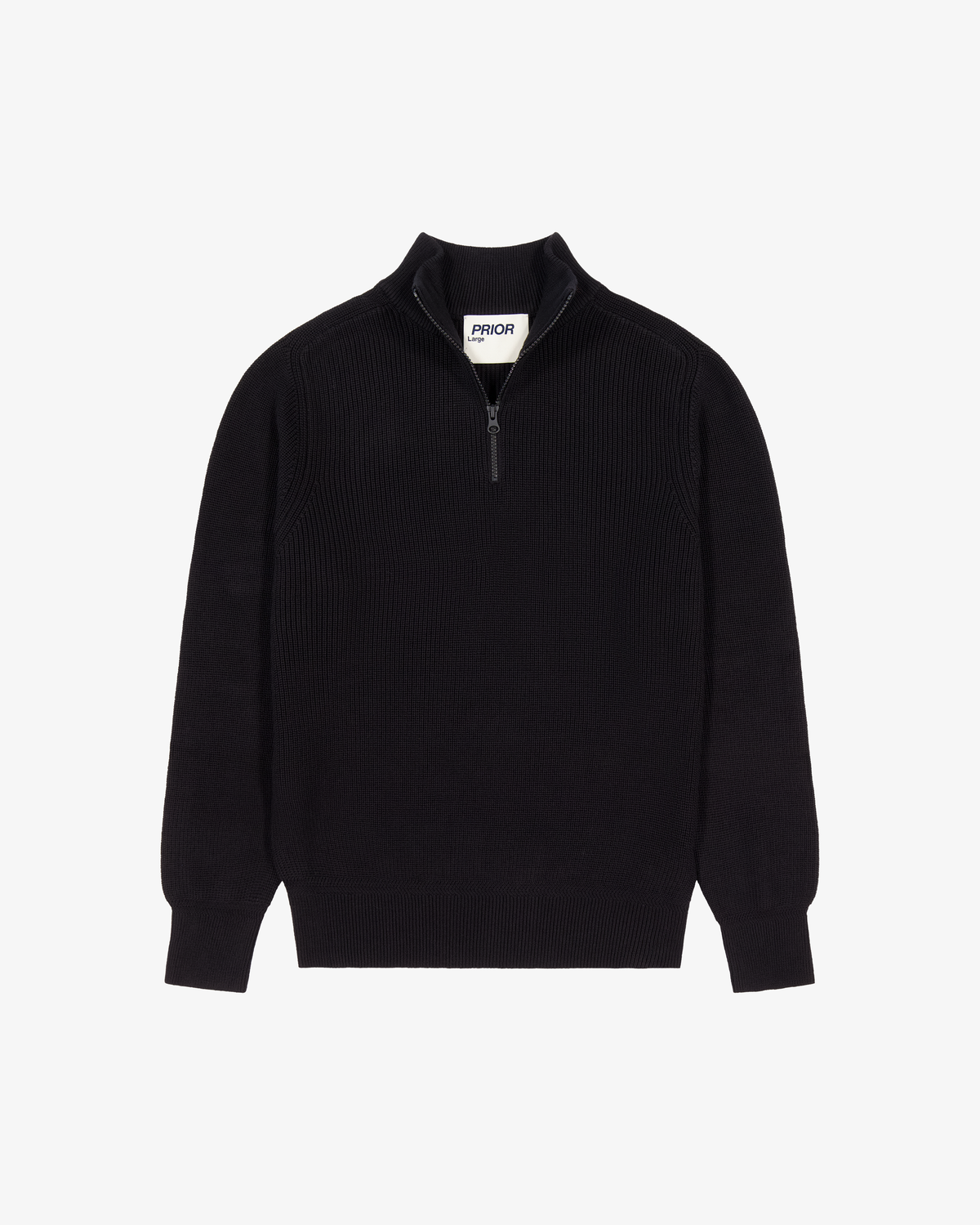 Half Zip Knit Black in Melbourne, Australia - Prior