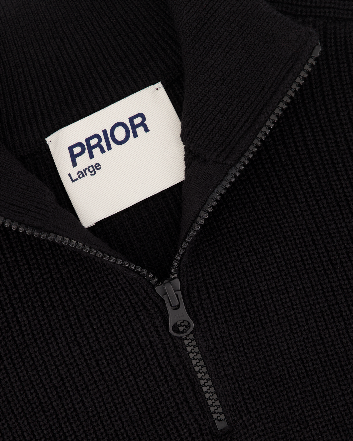 Half Zip Knit Black in Melbourne, Australia - Prior