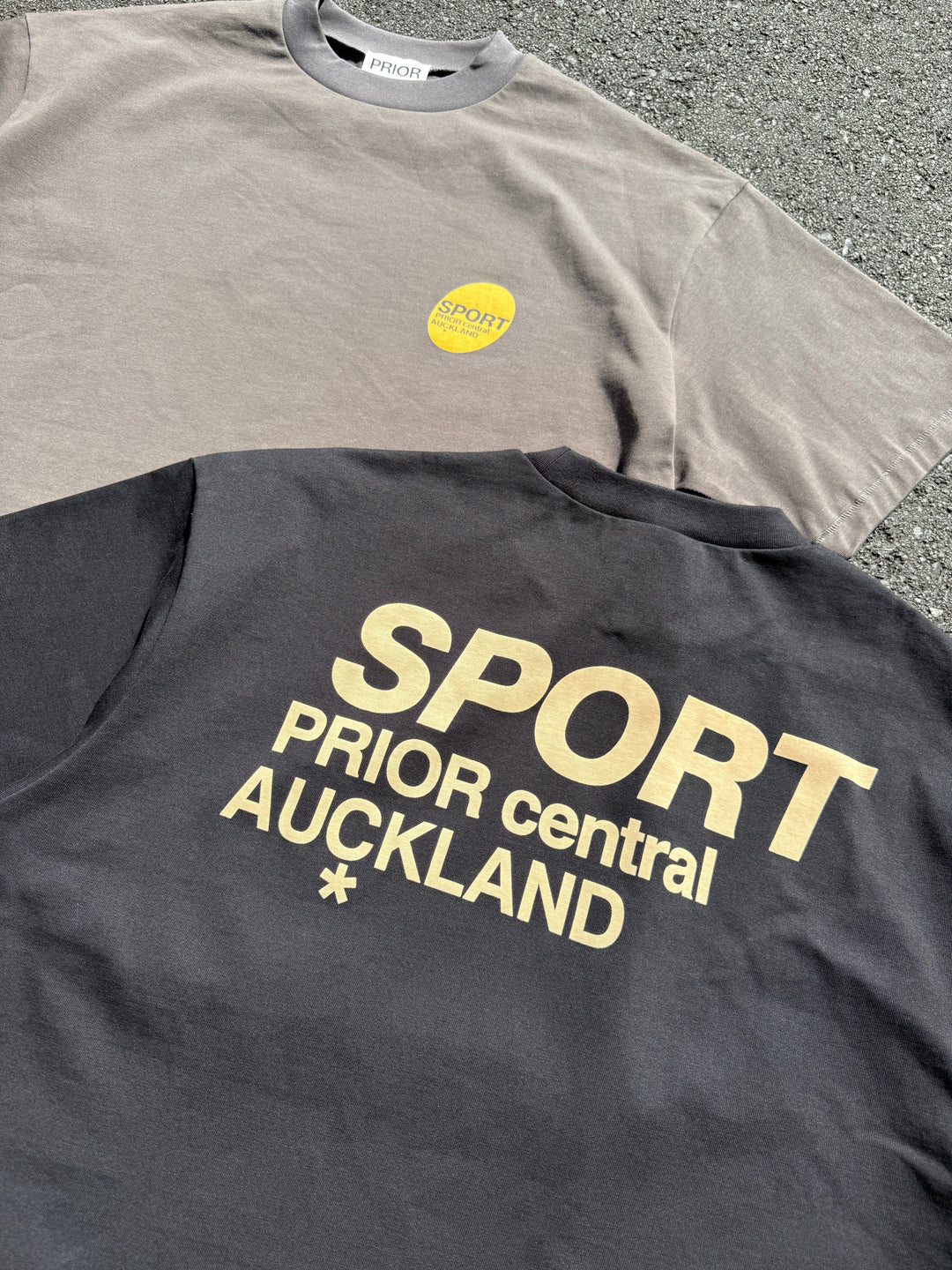 Prior Sport Logo T-Shirt Onyx in Melbourne, Australia - Prior