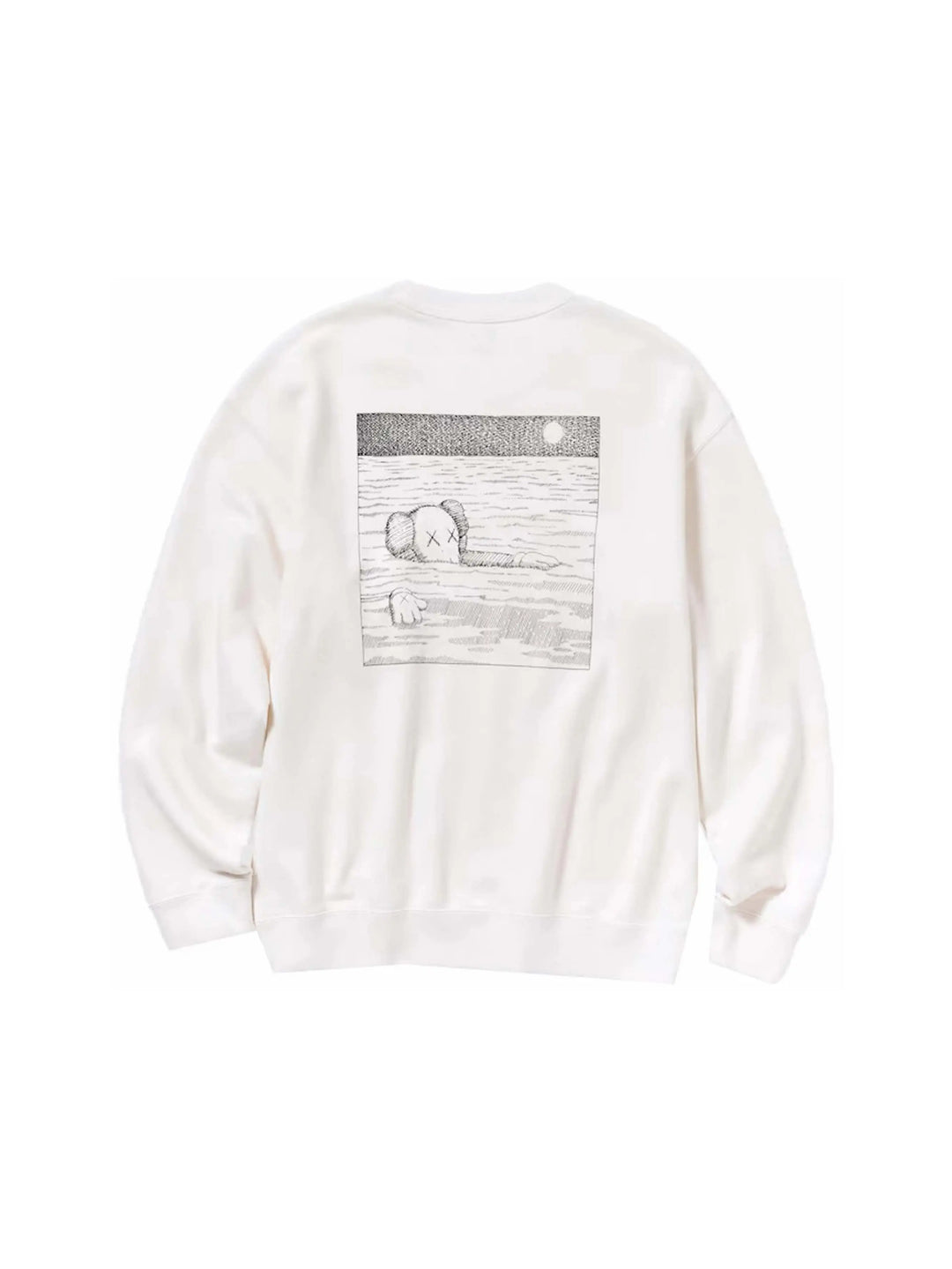 KAWS x Uniqlo Longsleeve Sweatshirt Off White in Melbourne, Australia - Prior