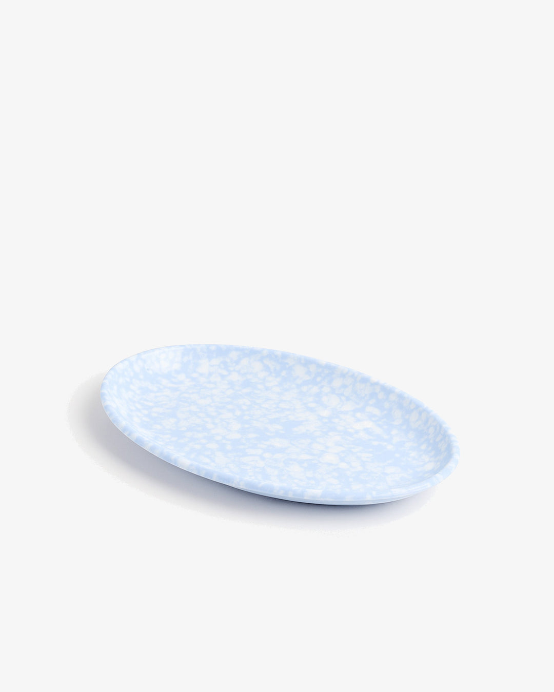 Korean Bunsik Retro Melamine Oval Plate Blue in Melbourne, Australia - Prior