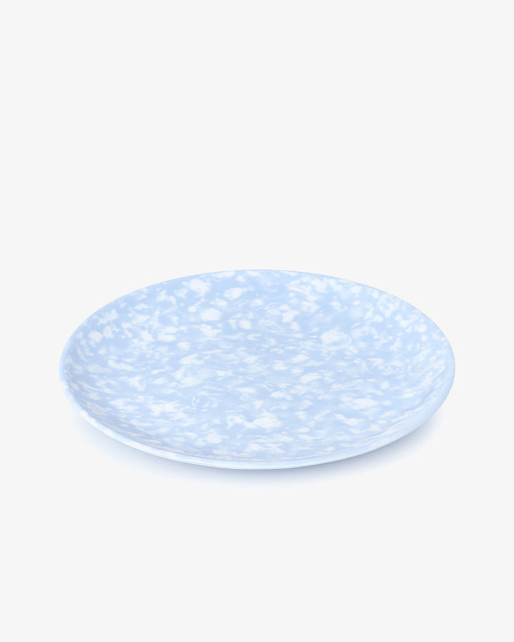 Korean Bunsik Retro Melamine Round Plate Blue in Melbourne, Australia - Prior