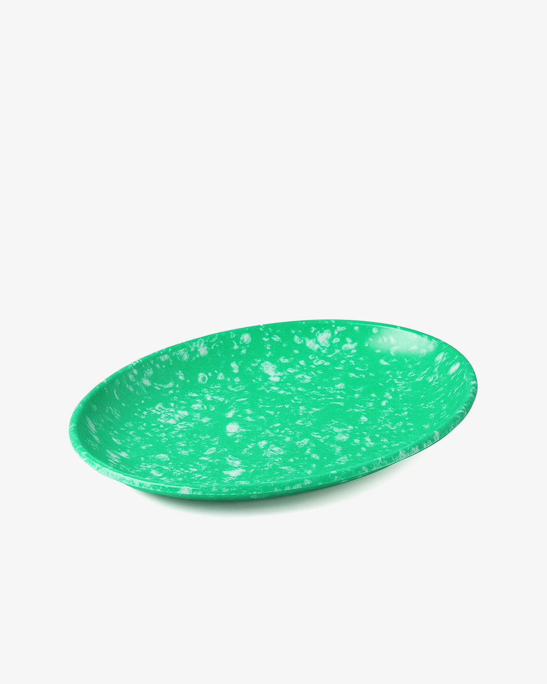 Korean Bunsik Retro Melamine Oval Plate Green in Melbourne, Australia - Prior