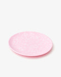 Korean Bunsik Retro Melamine Round Plate Pink in Melbourne, Australia - Prior