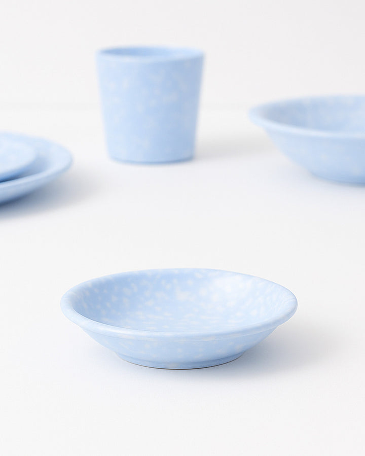 Korean Bunsik Retro Melamine Side Dish Plate Blue in Melbourne, Australia - Prior