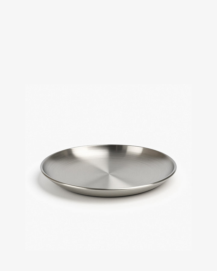 Korean Stainless Steel Round Plate Small in Melbourne, Australia - Prior